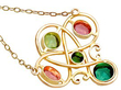 Victorian Gemstone Necklace Reverse