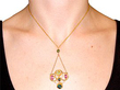 Victorian Gemstone Necklace Wearing
