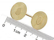 Victorian Gold Cufflinks size
