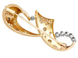 Vintage Gold and Diamond Brooch
