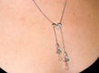 Art Nouveau Pearl and Diamond Necklace