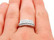 1940s Three Stone Diamond Ring
