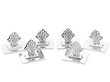 Georg Jensen Silver Menu Holders