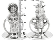 Sterling Silver Place Card Holders 