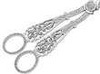 Sterling Silver Scissor and Spoon Set 