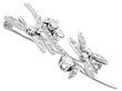 Diamond Floral Brooch Vintage