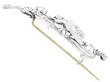 Victorian diamond spray brooch
