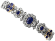 antique sapphire and diamond bracelet