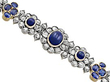 antique sapphire and diamond bracelet
