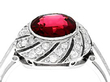 antique garnet ring