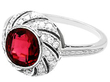 antique garnet ring