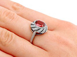 antique garnet ring