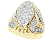 Unusual Vintage Diamond and Gold Ring 