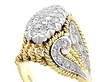 Unusual Vintage Diamond and Gold Ring