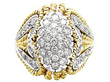 Unusual Vintage Diamond and Gold Ring