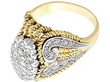 Unusual Vintage Diamond and Gold Ring