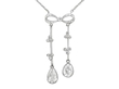 Antique Pear Drop Diamond Pendant