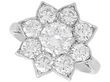 Vintage Floral Cluster Ring for Sale