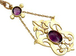antique amethyst necklace