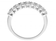 18ct White Gold Half Eternity Ring