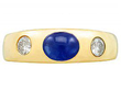 vintage cabochon sapphire ring