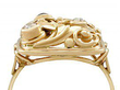 Sapphire Gold Dress Ring