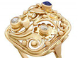 Sapphire and Gold Ring