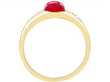 Vintage Ruby and Gold Dress Ring