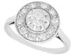 1920s Small Diamond Cluster Ring