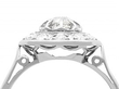 Antique 1920s Small Diamond Cluster Ring