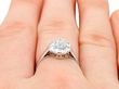 Antique 1920s Diamond Ring Wearing