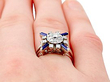1930s Sapphire and Diamond Dress Ring Wearing