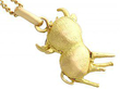 Vintage Gold Cow Pendant