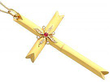 Antique Gold Cross Pendant 