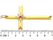 Antique Gold Cross Pendant 