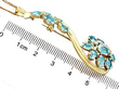Aquamarine Pendant Necklace in Yellow Gold