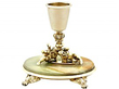 Silver Candlesticks with Marble