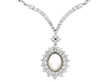 Vintage Cultured Pearl and Diamond Necklace