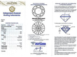 1980s diamond stud earrings certification 