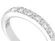 vintage diamond half eternity ring