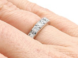 vintage diamond half eternity ring