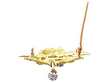 antique diamond griffin brooch pin