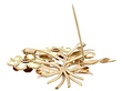 pearl and diamond flower brooch
