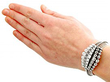 Antique Diamond Bangle wearing 
