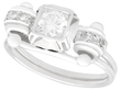 1950s Diamond Dress Ring in White Gold