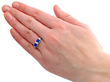 Wearing Image for Sapphire Diamond Ring