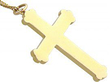 Antique Enamel Cross Pendant