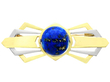 Lapiz Lazuli Brooch on Gold