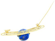Lapiz Lazuli Brooch on Gold Clasp