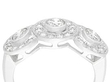 Vintage Diamond Dress Ring in White Gold UK